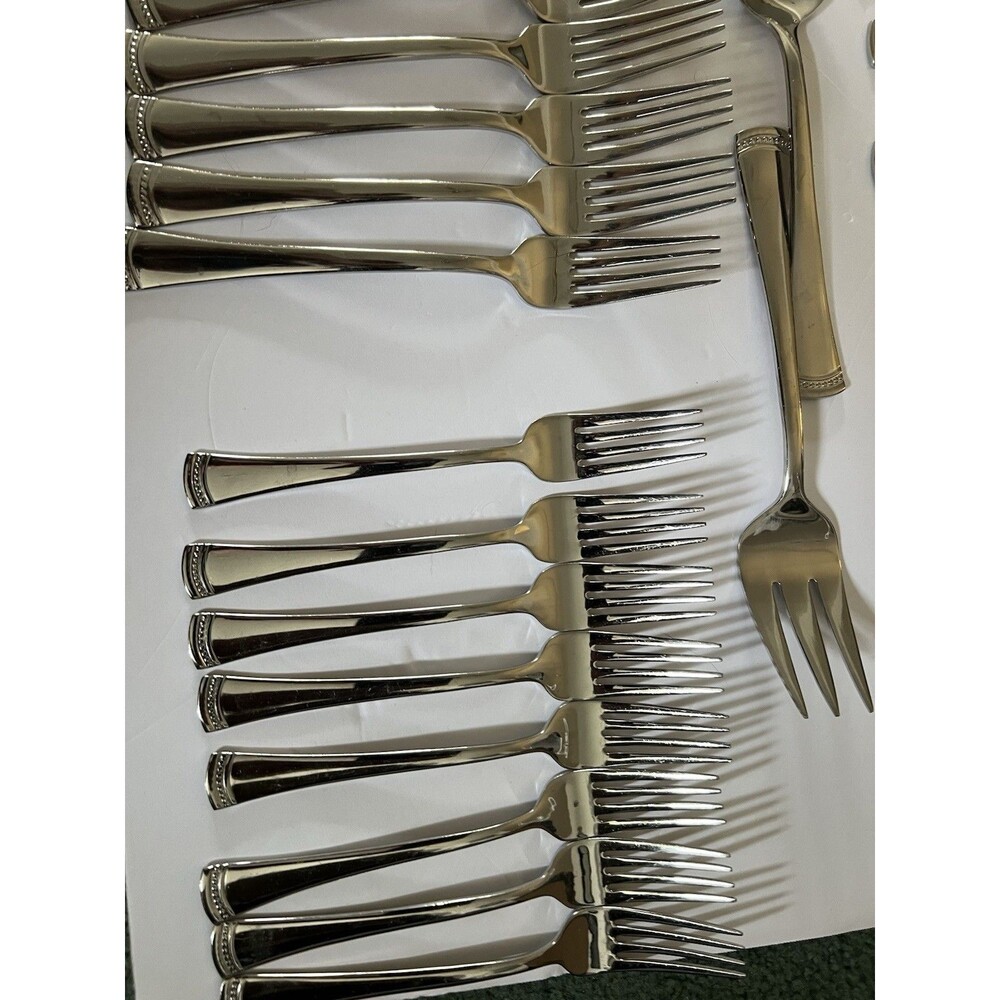 Lenox Portola (?) Stainless Flatware 42 Pieces